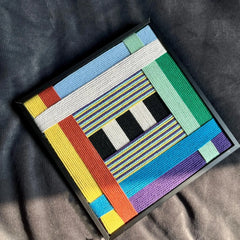 Childhood Old Toys - Textile Art #SQ005