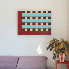 "Malèna: A Sicilian Beauty" — Textured Fiber Wall Art