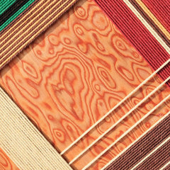 "Christmas Melody" — Textured Fiber Wall Art