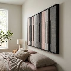 Ivory Structure - Textile Art #RE047