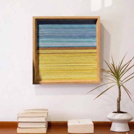 "Provence Harvest" — Textured Fiber Wall Art