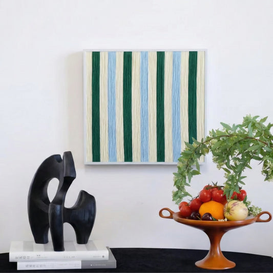 "Spring Lake" — Textured Fiber Wall Art