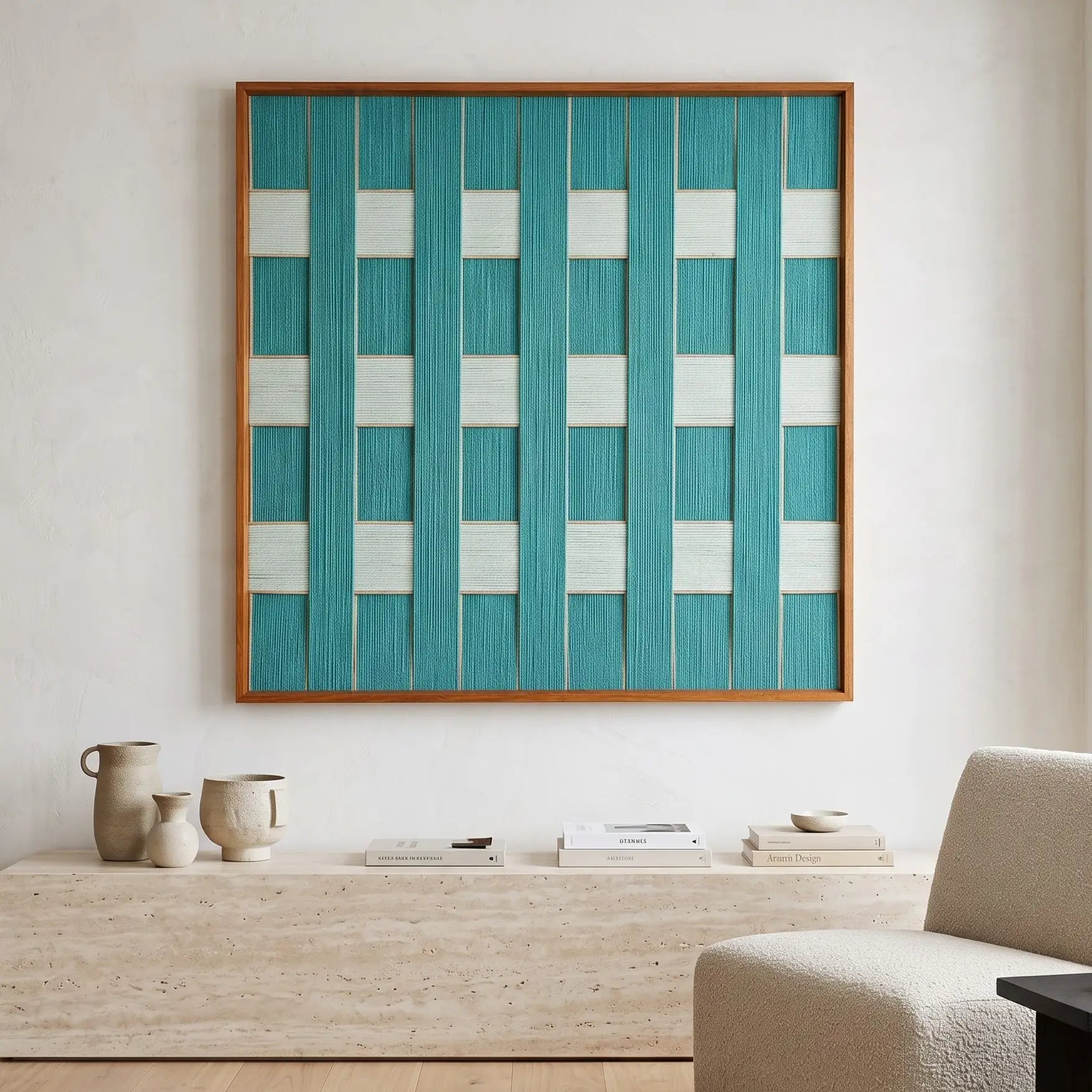 Reef Echoes - Textile Art #SQ077