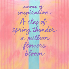 Blooming Flowers - Textile Art #RE010