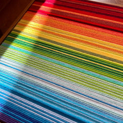 Rainbow - Textile Art #SQ004