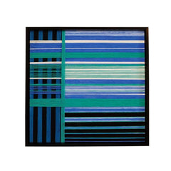 Blues Harmony - Textile Art #SQ019