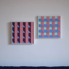 Whispering Bricks - Textile Art #PR005