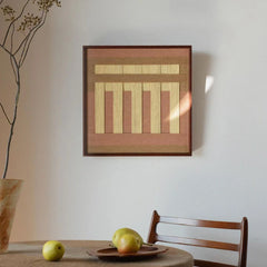 "Autumn Mountain" — Textured Fiber Wall Art