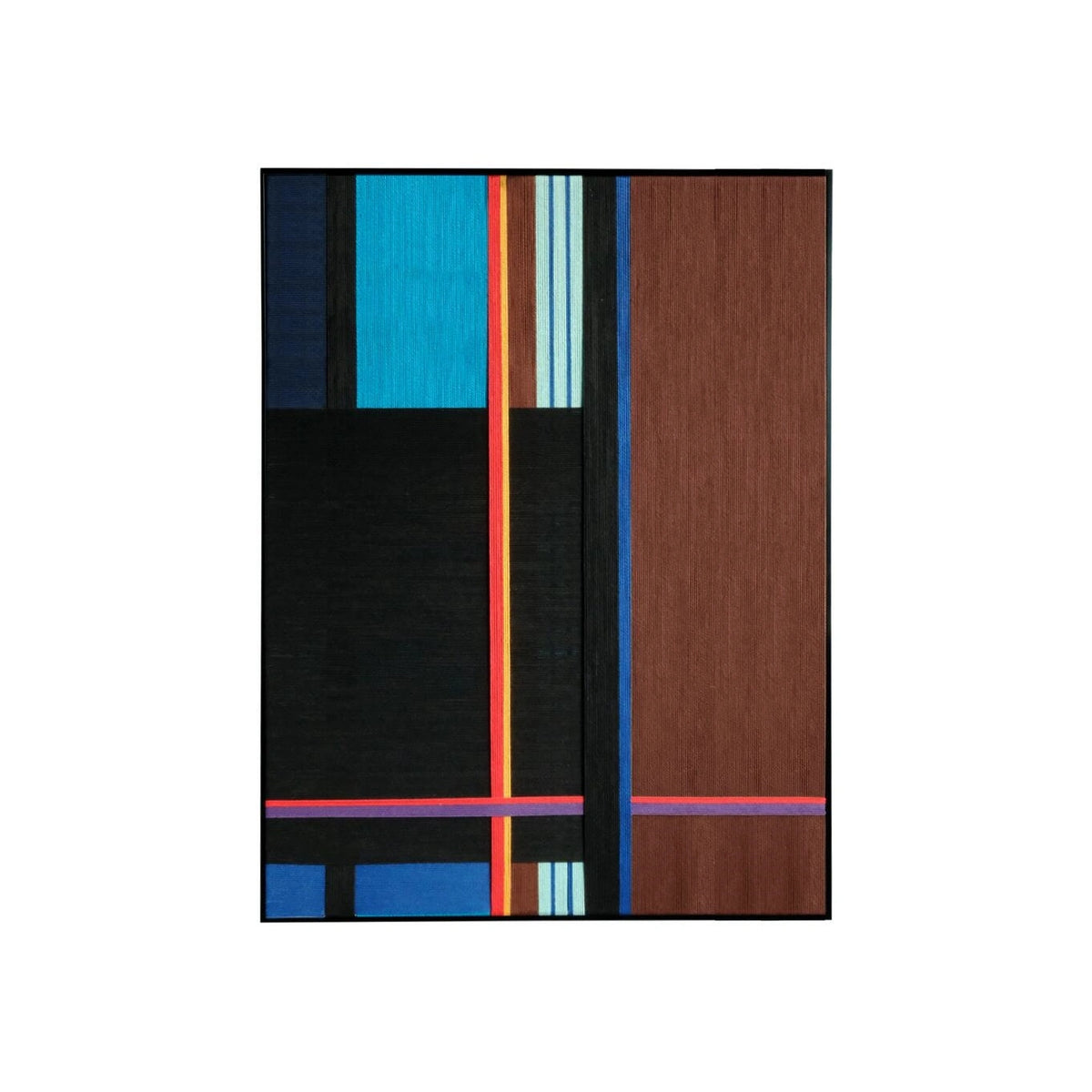 Blue Tide Night - Textile Art #RE015