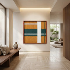 Amber Pine - Textile Art #SQ120
