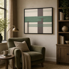 Sage Crossing - Textile Art #RE027