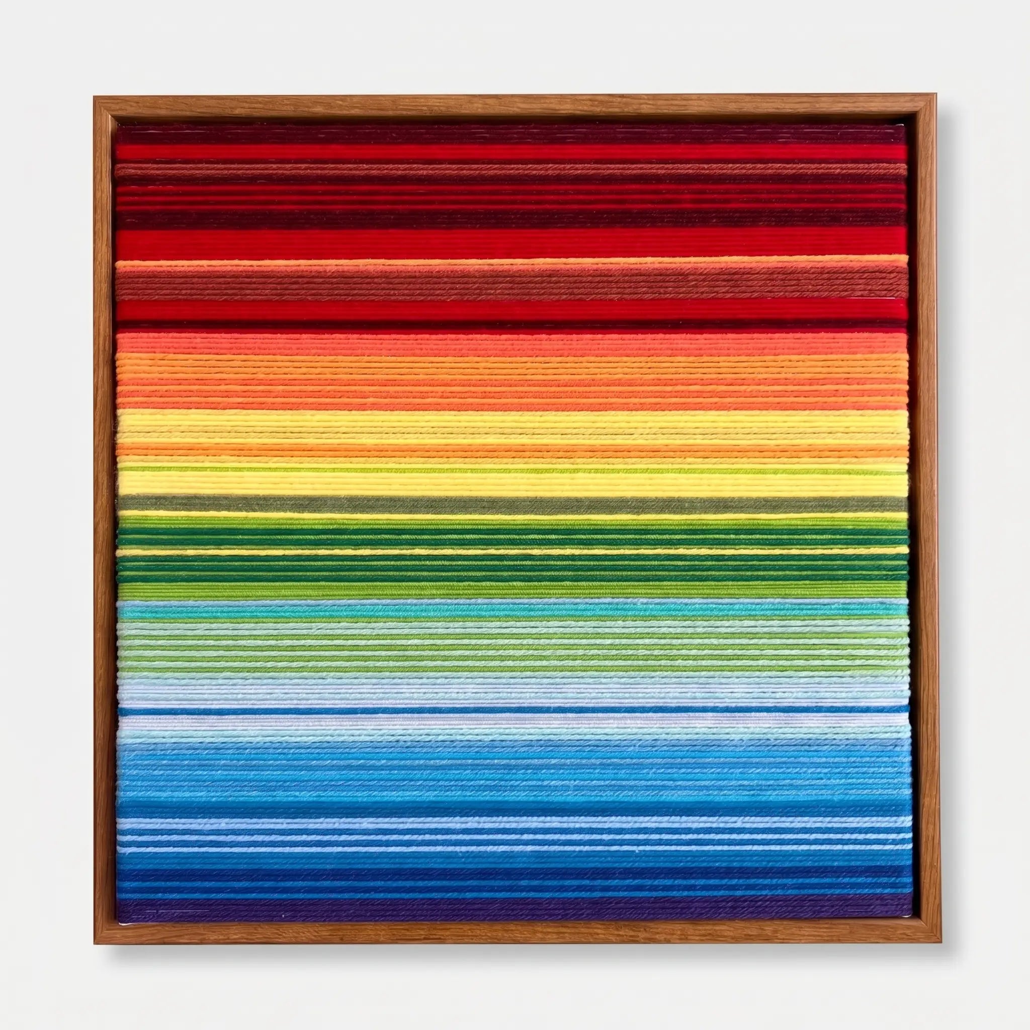 "Rainbow" — Textured Fiber Wall Art