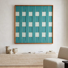 Reef Echoes - Textile Art #SQ077