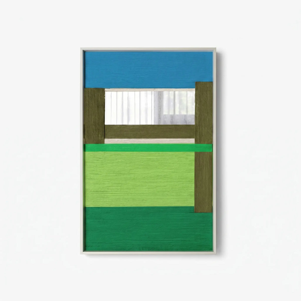 "Riverside" — Textured Fiber Wall Art