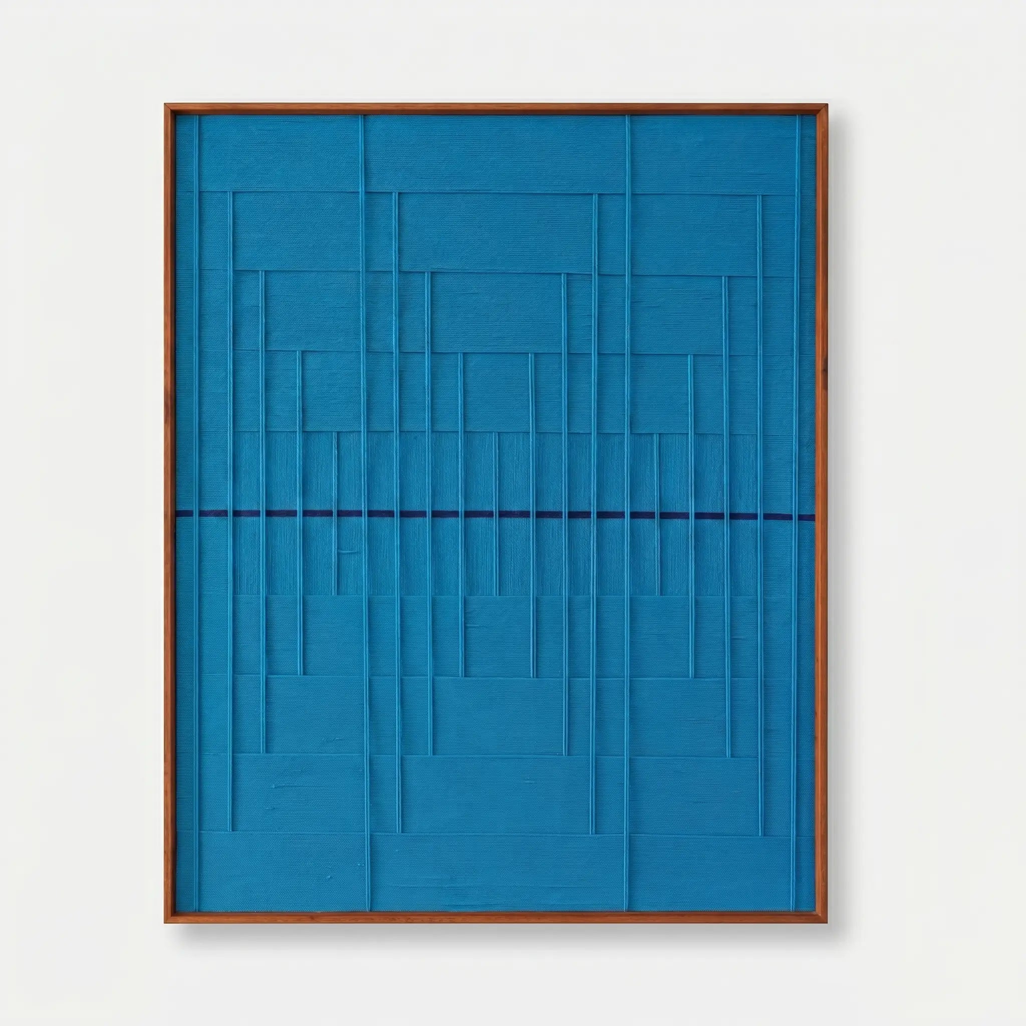 “Submersion” - Textured Fiber Wall Art