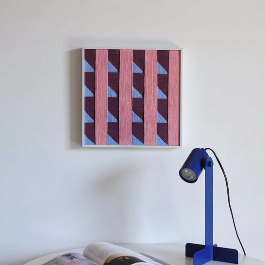 "Whispering Bricks" — Textured Fiber Wall Art